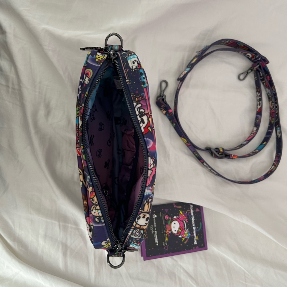 Tokidoki for Hello Kitty by Jujube Roller Disco Dreaming Crossbody Bag - Picture 11 of 16